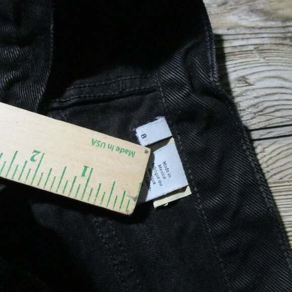 Vintage Women CK Calvin Klein Black Jeans High Rise Size 8 Msre 28x28 - Picture 3 of 13